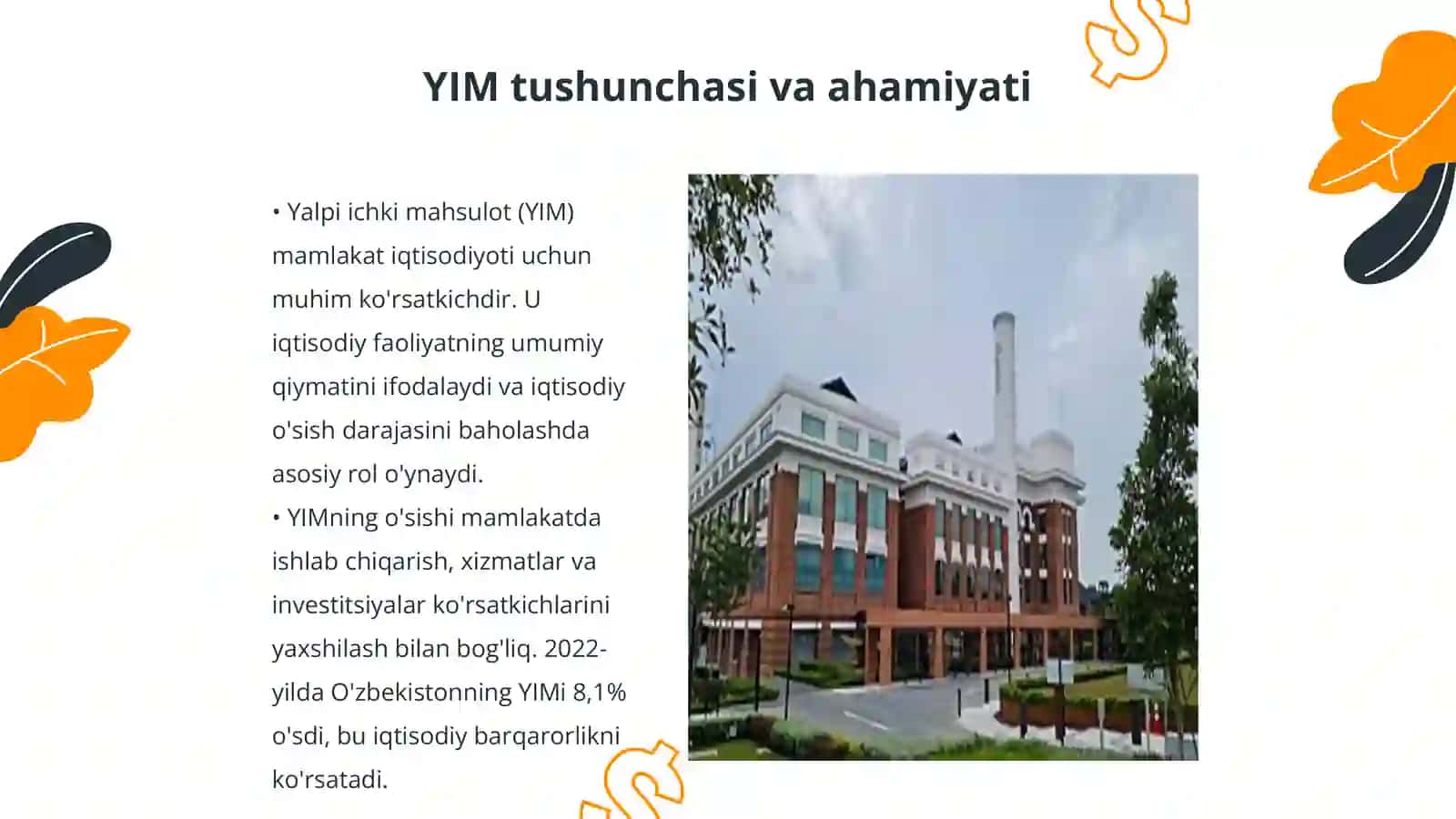 YIM va uning o'lchov usullari 3