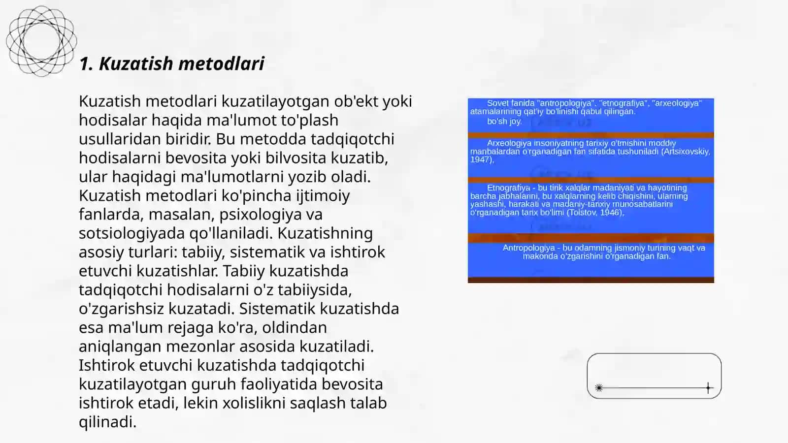 Shaxsning o'rganish metodlari 3