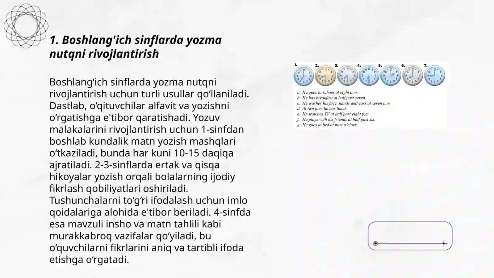 Boshlang'ich sinflarda talimiy diktant va uni tashkil etish 3