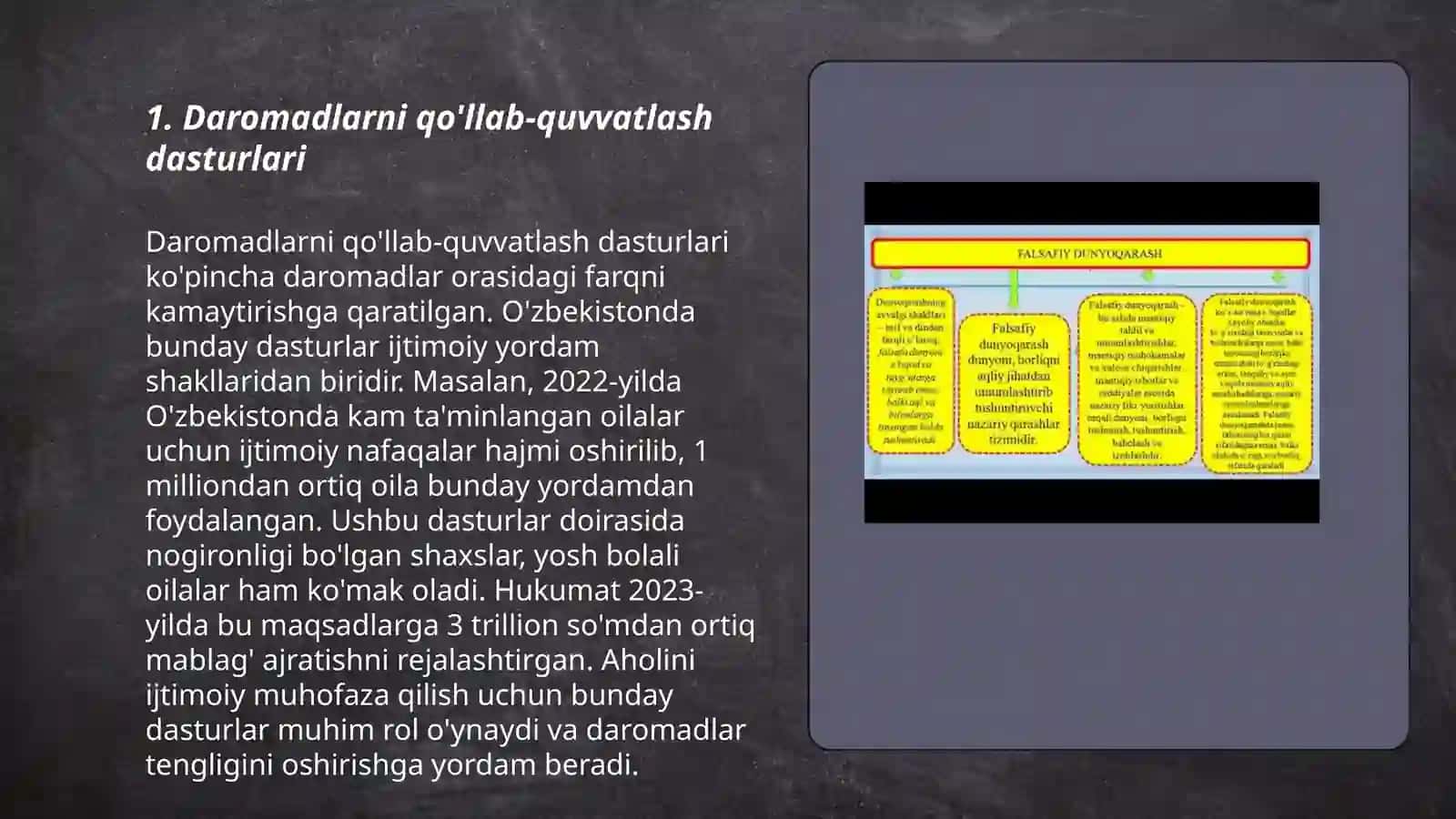 Ijtimoiy yordamning asosiy turlari 3