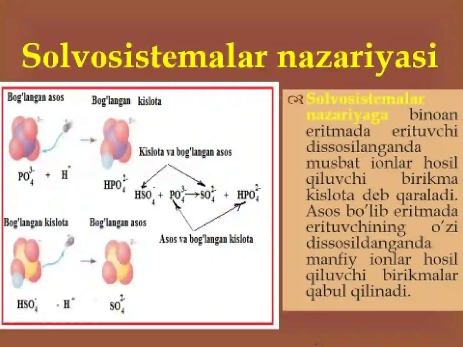 ЭЛОКТРОЛИТ ЭРИТМАЛАР. ДИССОЦИАЦИЯЛАНИШ НАЗАРИЯСИ 3