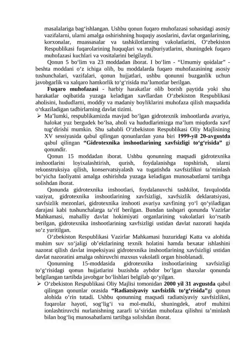 Fuqarolarni FVlardan muhofaza qilishning qonunlari 3