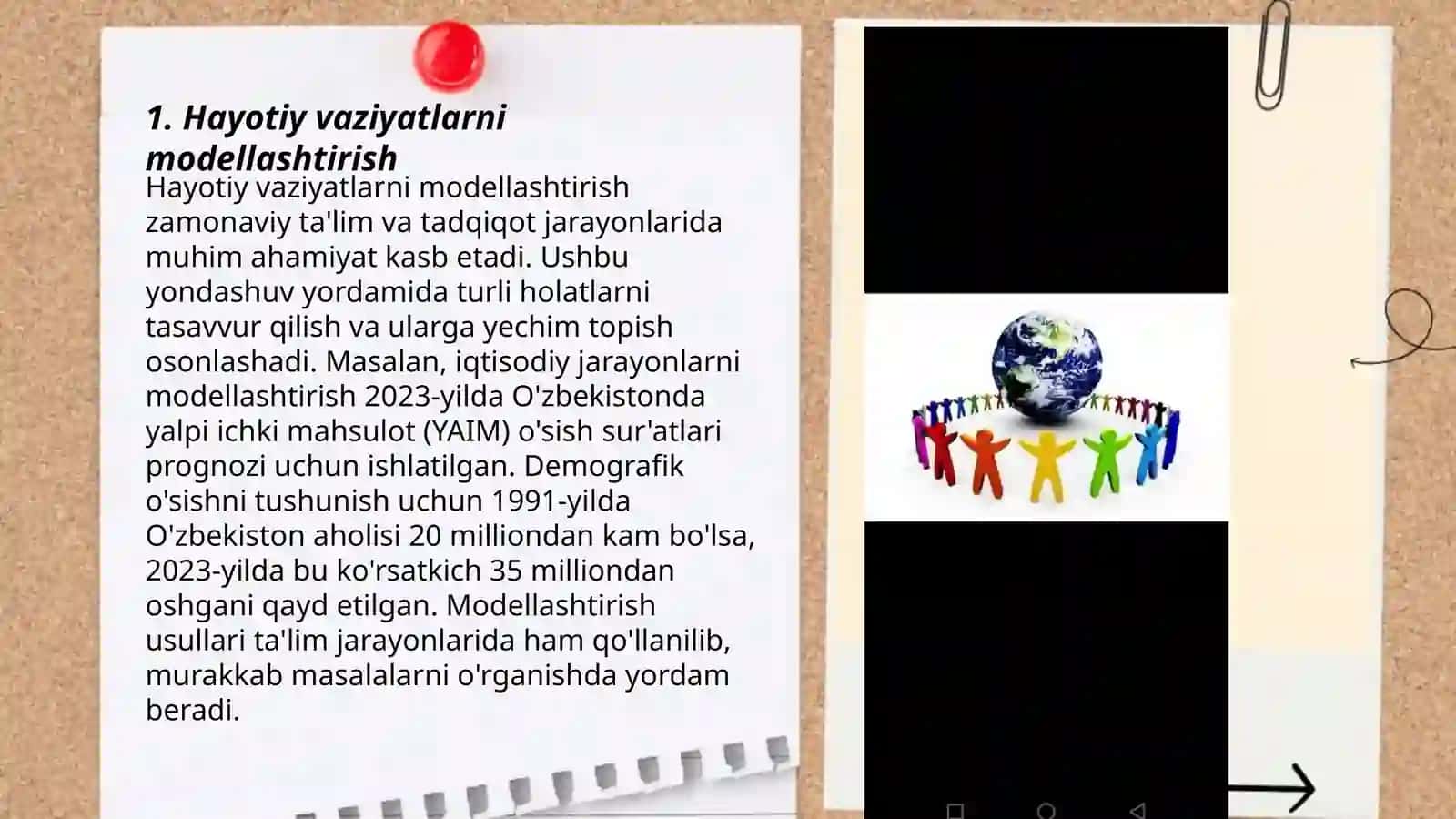 Hayotiy vaziyatlarni modellashtirish 3
