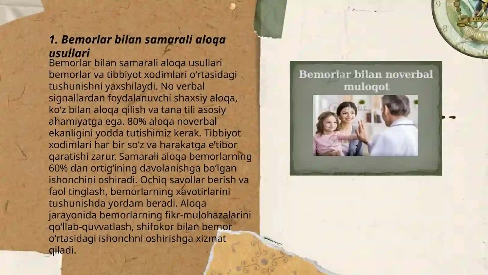 Poliklinikada bemorlar bilan muloqot qilish psixalogiyasi 3