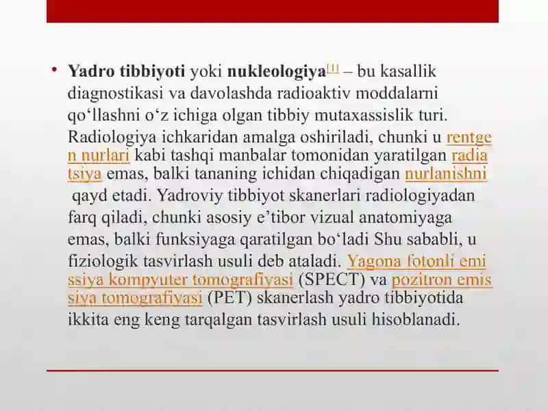 Yadroviy Tibbiyot 3
