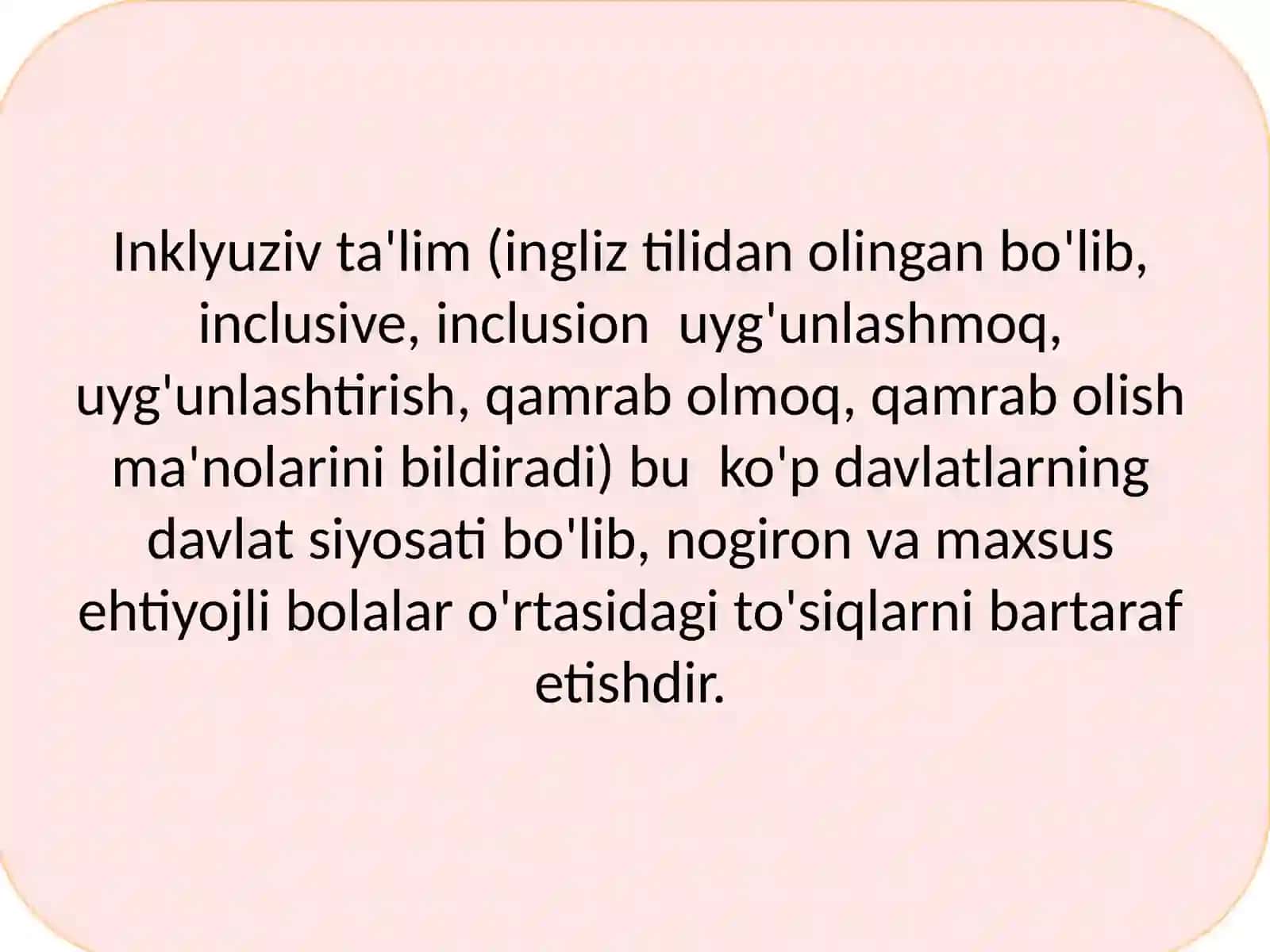 Inklyuziv ta'limning e'tirofetilishi 3