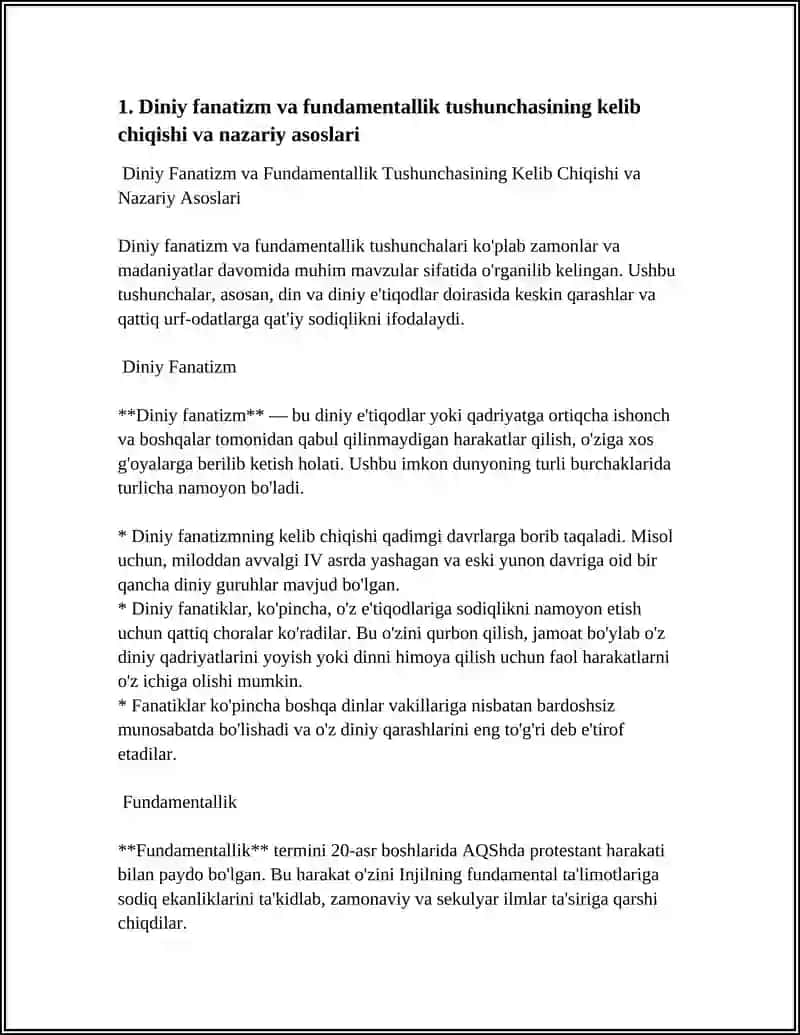 DINIY FANATIZIM EKSTREMIZIM FINDAMENTAL IZIMNING TARIXI VA RIVOJLANISH 3