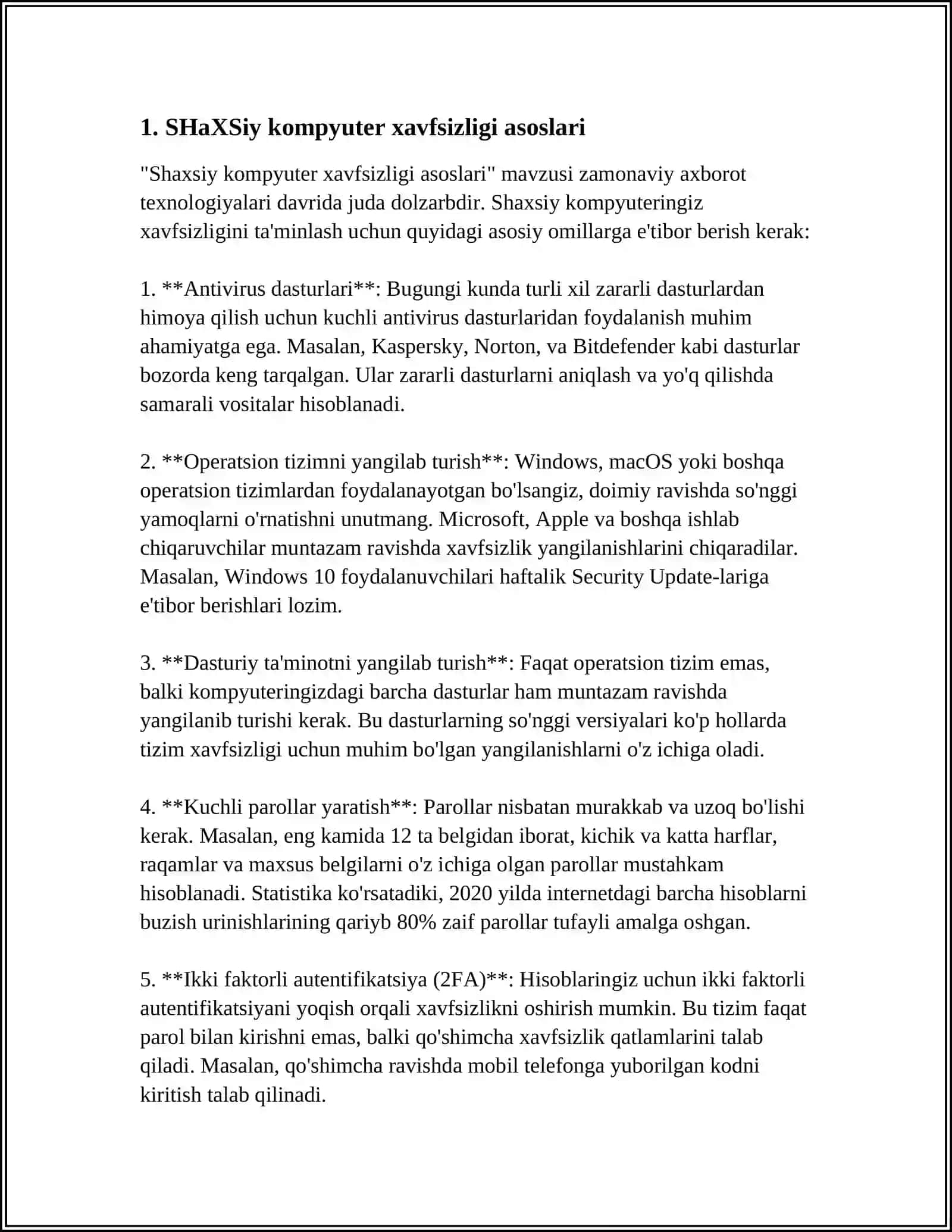 SHAXSIY KOMPYUTERDA FIREWALL VA BRANDMAUSER ORQALI XAVFSIZLIK DEVORINI TASHKIL ETISH 3