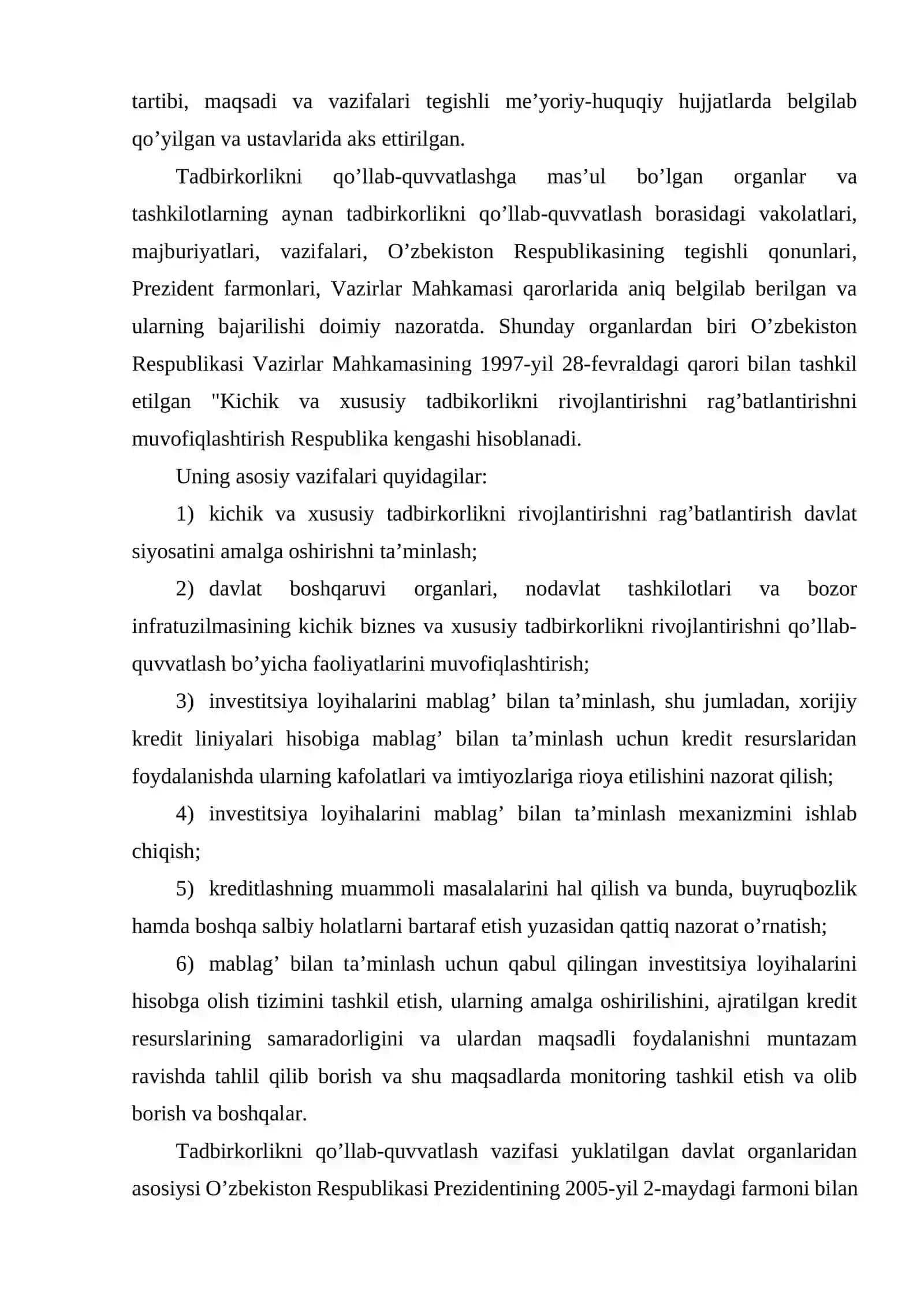 Tadbirkorlik infratuzilmasi 3