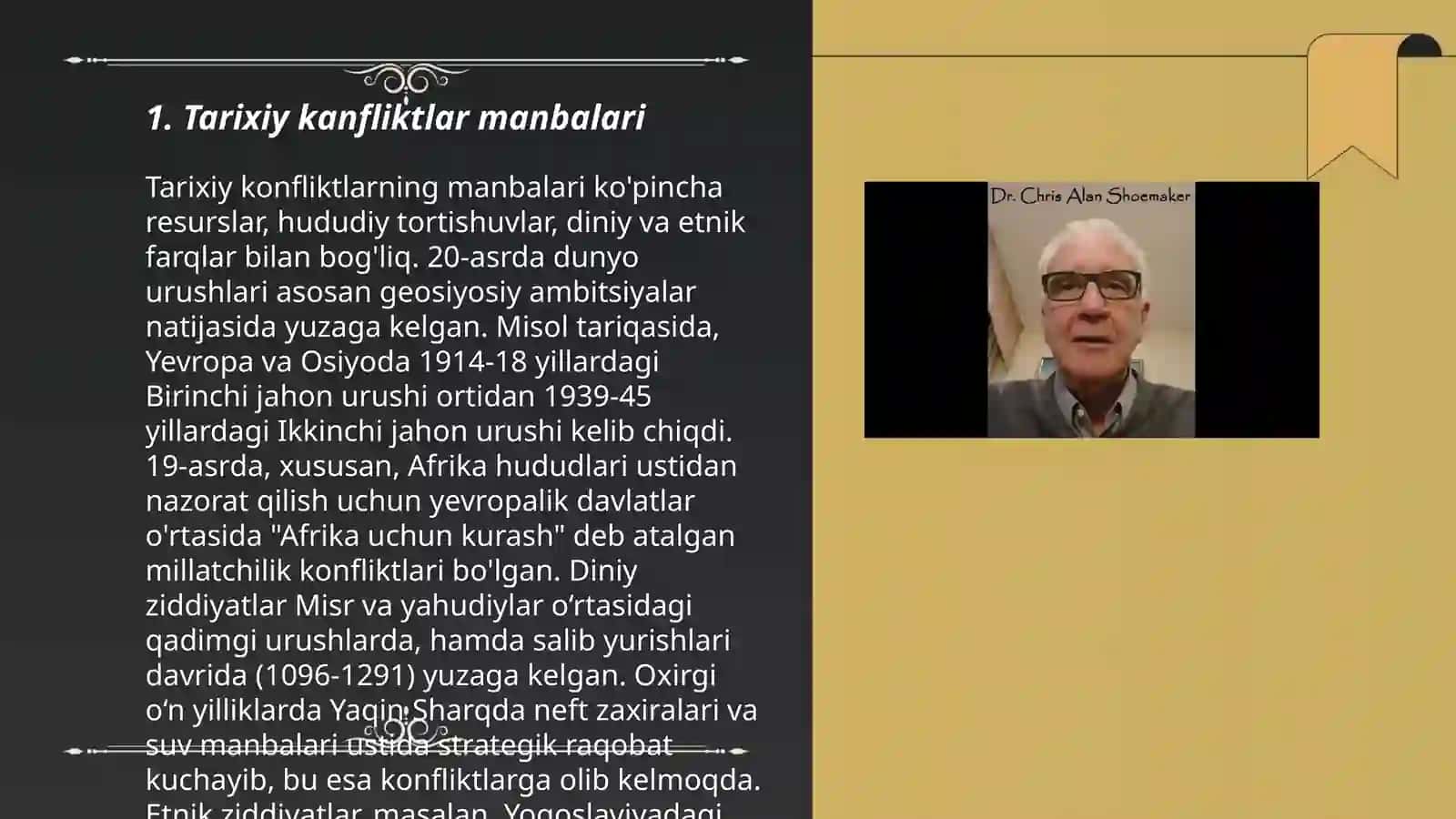 Tarixiy kanfliktlar manbalari 3