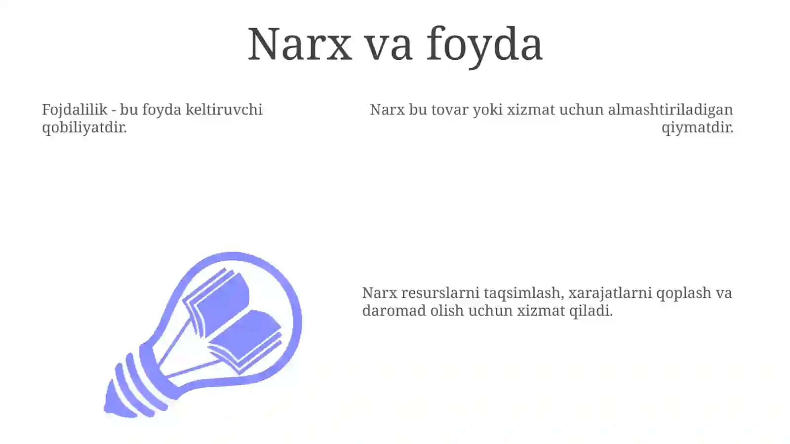 Narxning mazmuni va vazifalari 3