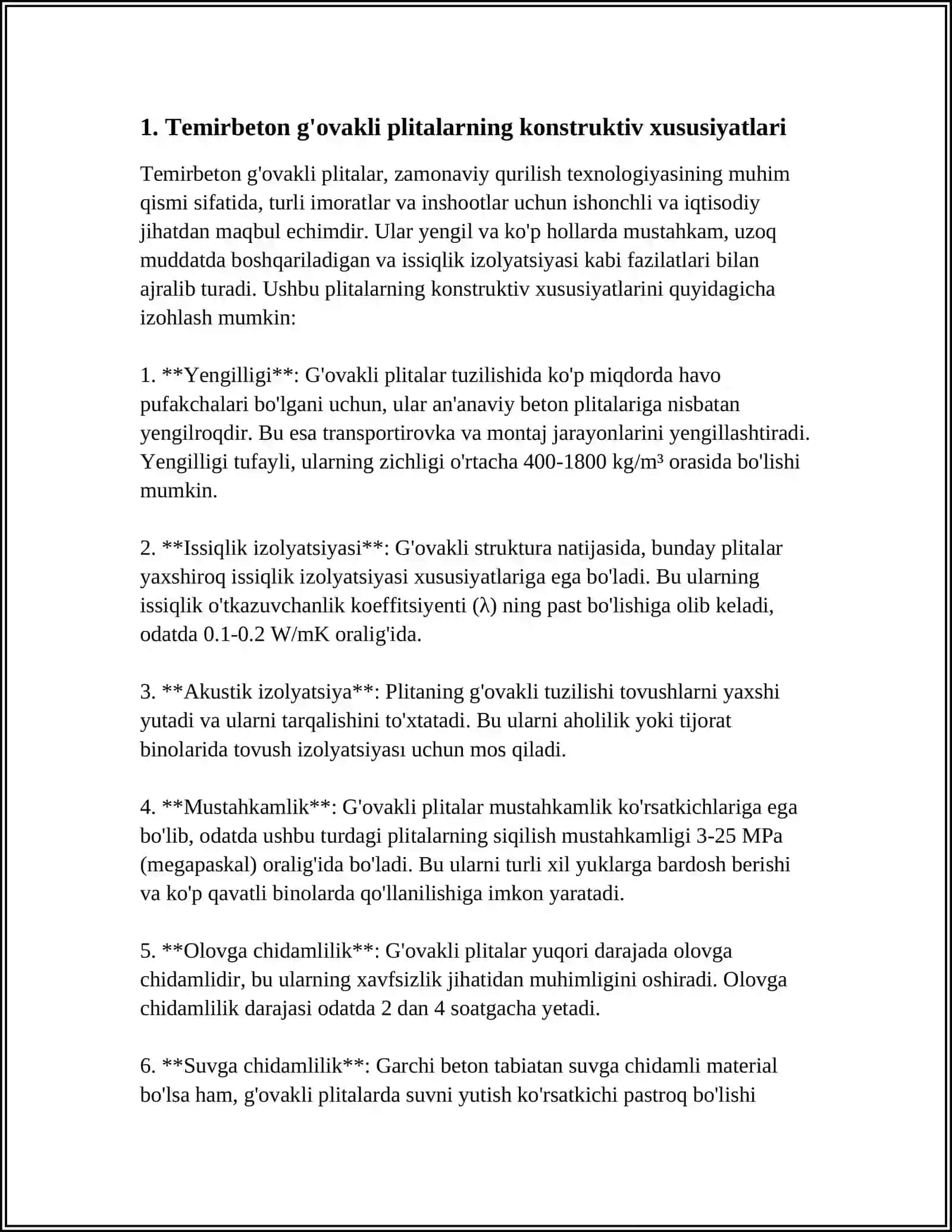 ISHLAB CHIQARISHDA TEMIRBITON ĢOVAKLI PLITALARNI LOYIHALASH VA ISHLASH PRINTSIPLARINI ASOSLASH 3