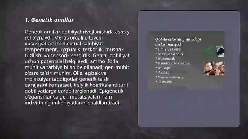 Genetik omillar 3