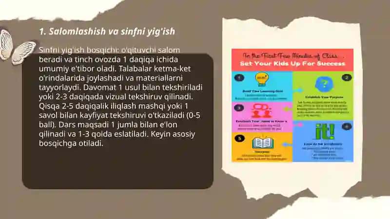 Ways of starting lessons 3