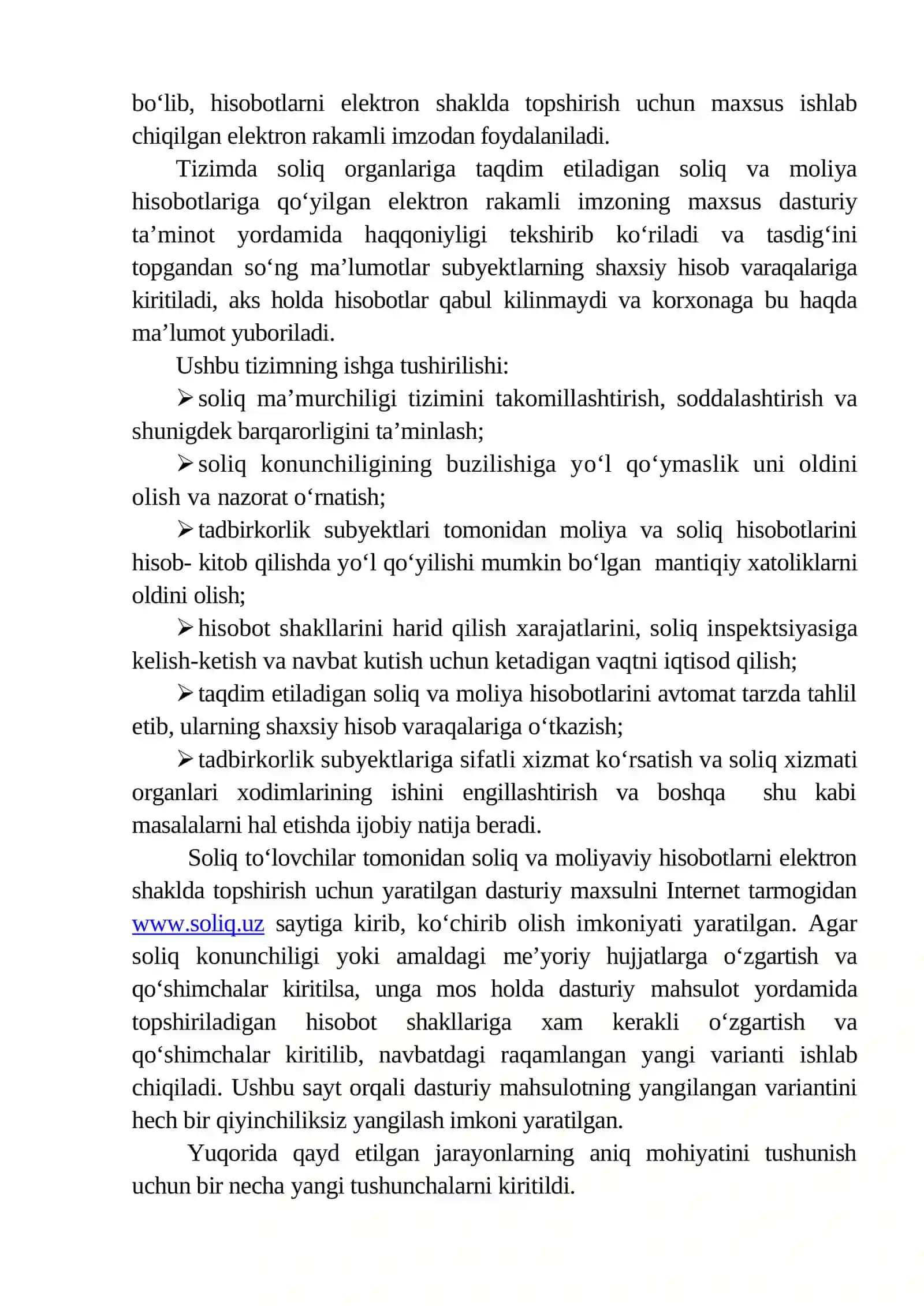 ELEKTRON HISOBOT VA UNI JO‘NATISh TARTIBI 3