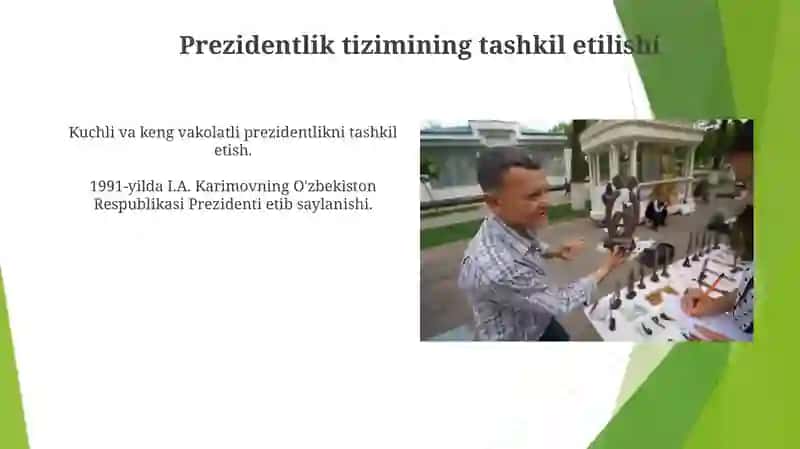 Oʻzbekiston Respublikasida Prezidentlik institutining joriy etilishi 3