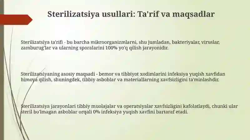 Sterilizatsiya usullari 3