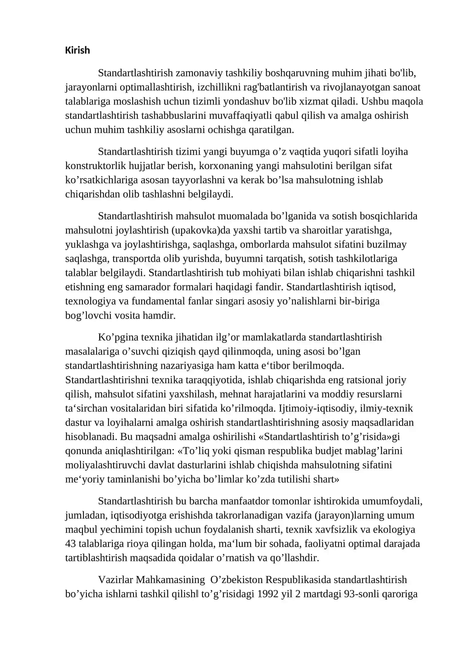 Standartlashtirishning tashkiliy asoslari 3
