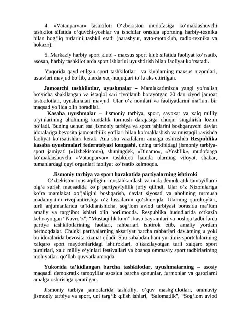 Jismoniy tarbiya va sportni boshqarishning davlat va jamoat idoralari 3