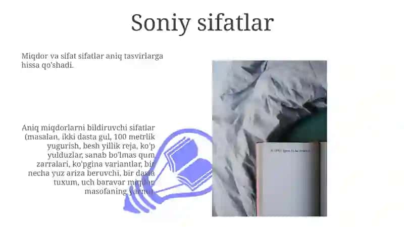 Samarali sifatlardan foydalanish 3