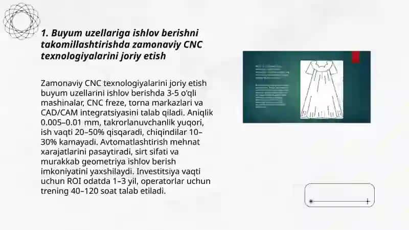 Buyum uzellariga ishlov berishni takomillashtirish 3