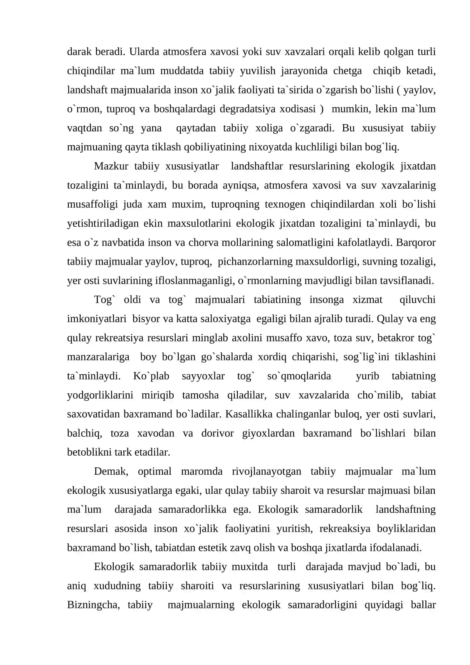 Tabiatdan foydalanishning ekologik va iktisodiy samaradorligi 3
