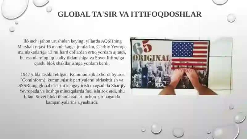 Ikkinchi jahon urushidan keyingi yillardagi AQSh va SSSRning iqtisodiy farqlari 3