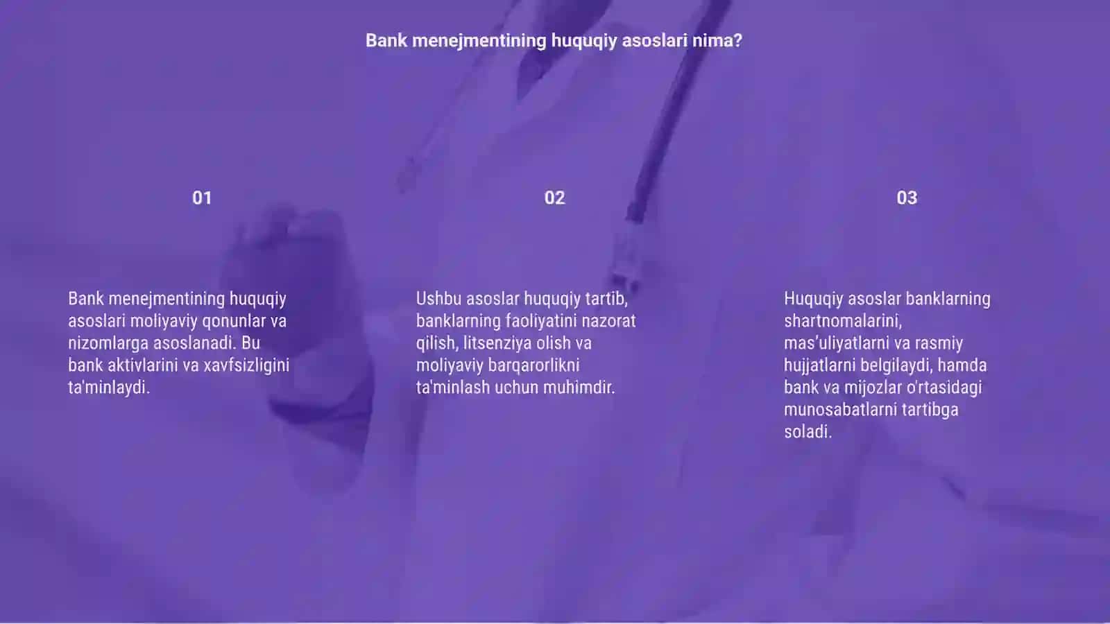 Bank menejmentining huquqiy asoslari 3