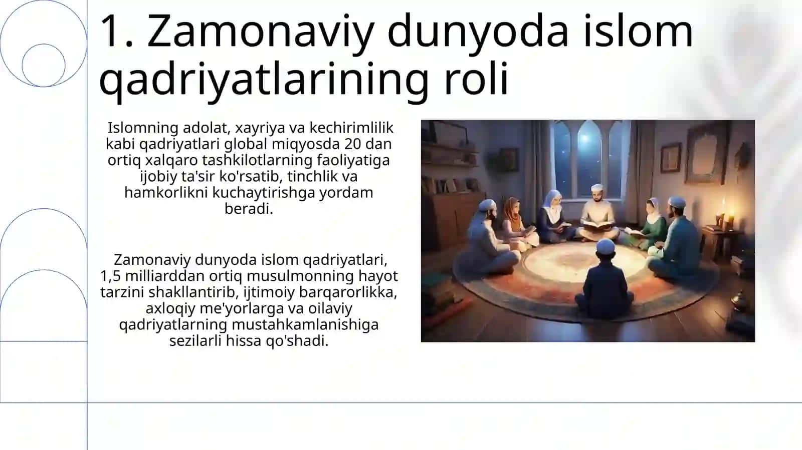 Islom qadriyatlari va mamarifatning hozirgi davrdagi ahamiyati 3