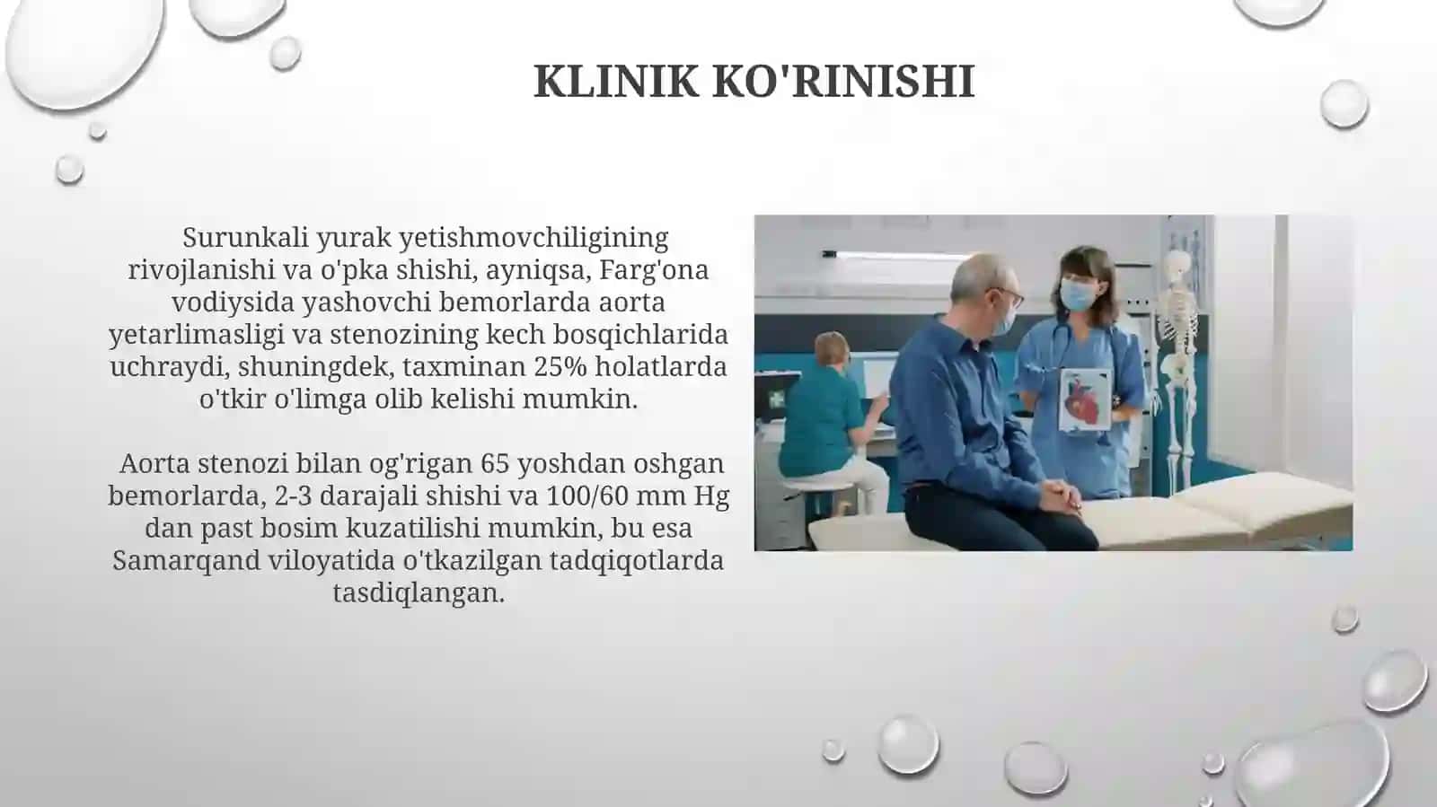 Aorta qopqo'qlari etishmovchiligi va stenoz klinikasi 3
