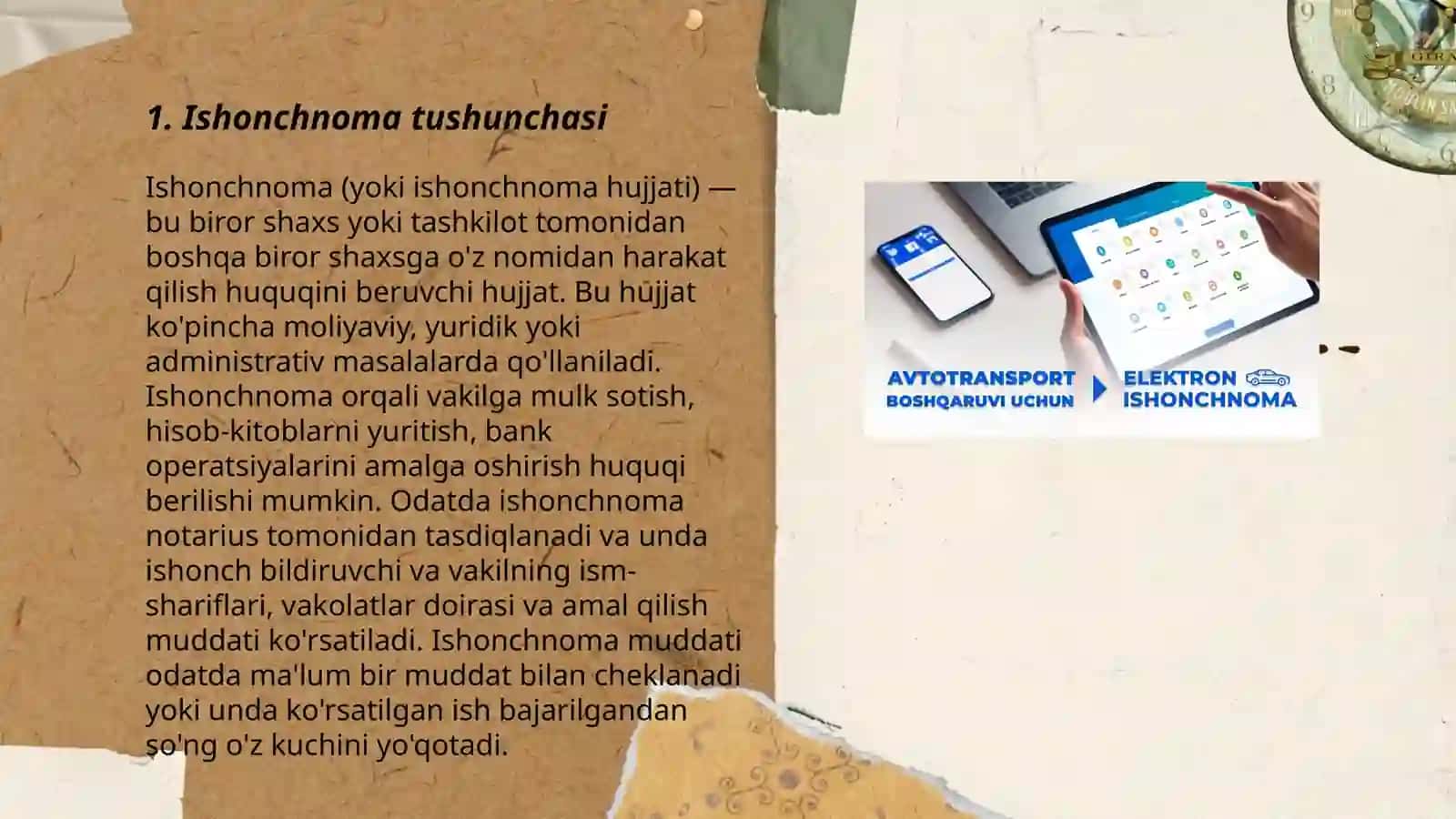 Ishonchnoma ma'lumotnoma va uning òziga xos xususiyatlari 3