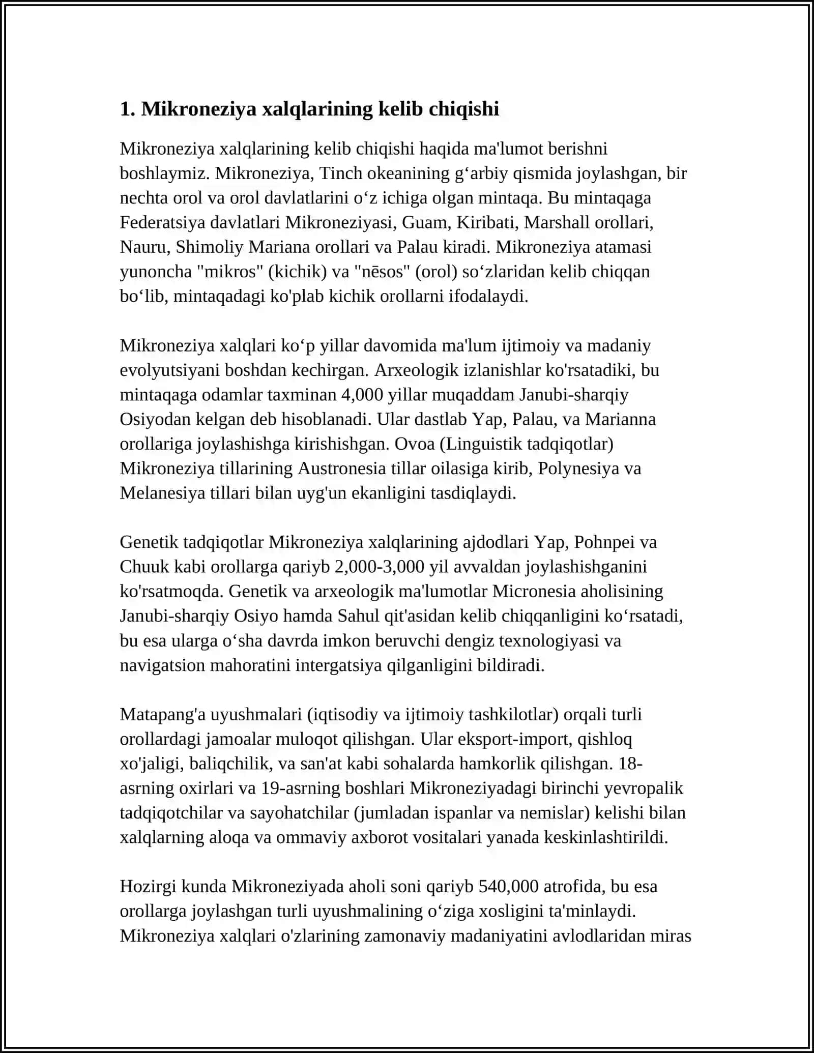MIKRONEZIYA MAHALLIY ELAT VA XALQLARNING ETNALOGIYASI VA JOYLASHISH JARAYONI 3
