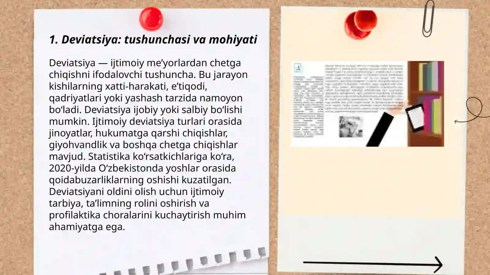 Deviatsiya: tushunchasi va mohiyati 3