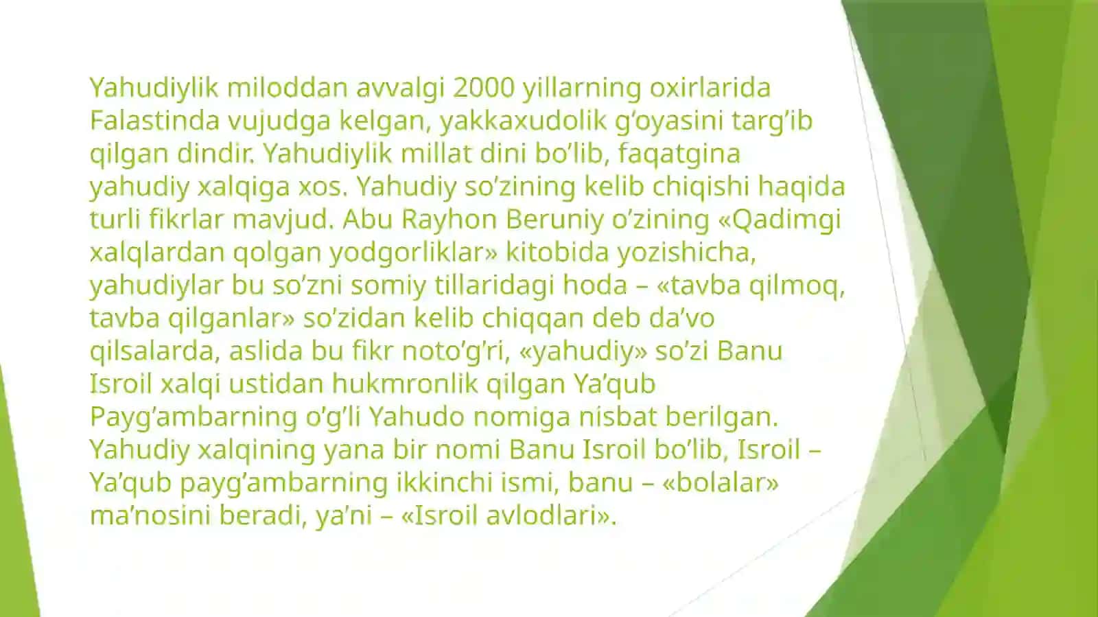 Milliy  dinlar 3