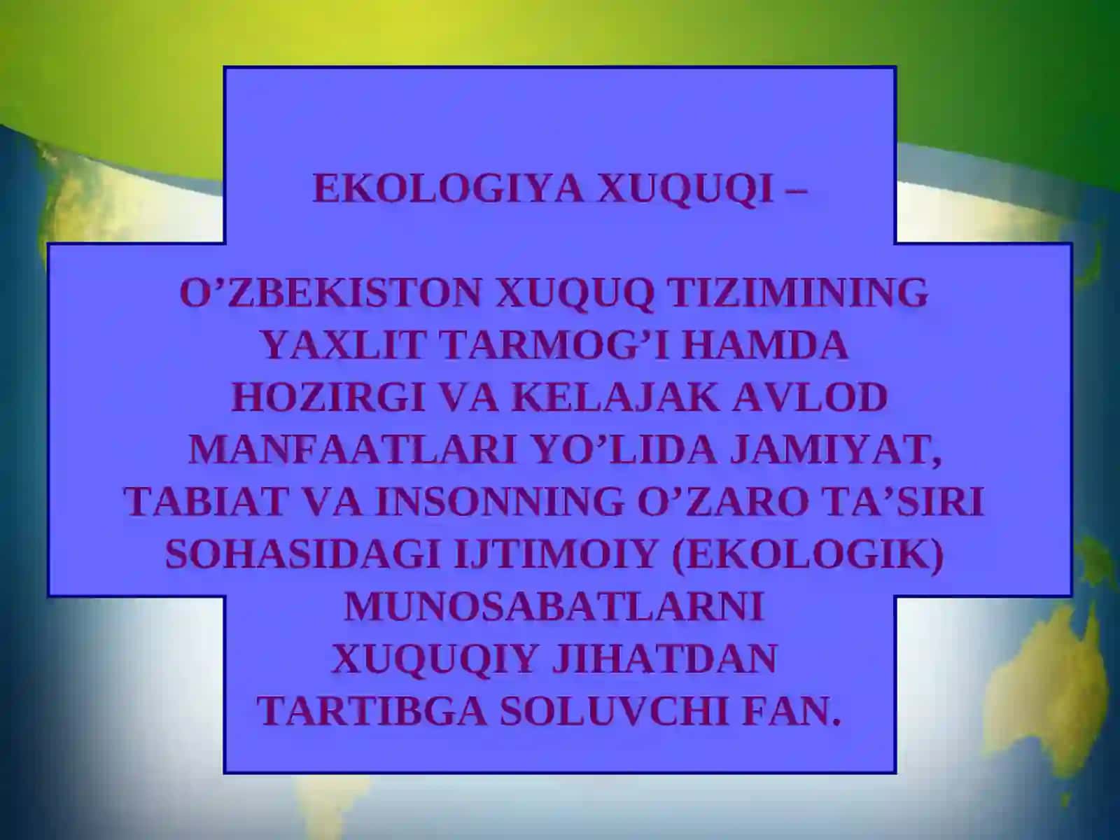 Ekologiya nazoratining tizimi 3
