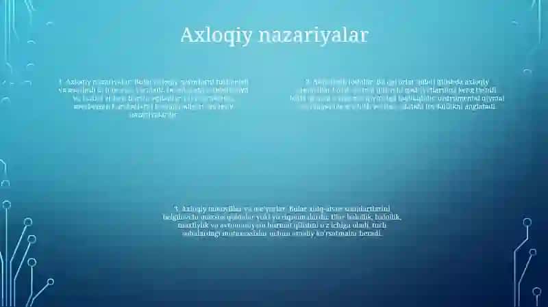 Axloq Kategoriyalari, Me'Yorlari Va Tamoyillarini Kasbiy Faoliyatdagi O'Rni. 3