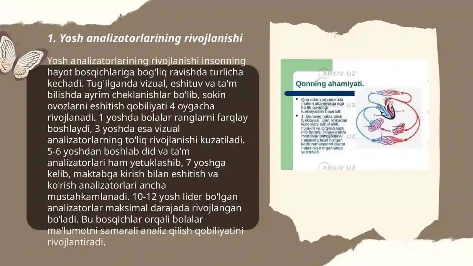 Yosh analizatorlarining rivojlanishi 3
