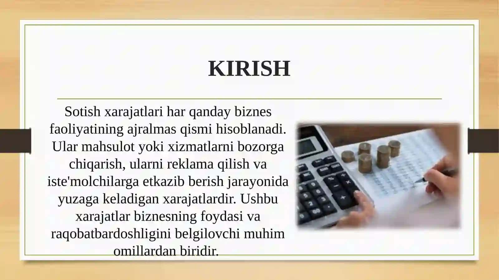 Sotish xarajatlari tahlili 3