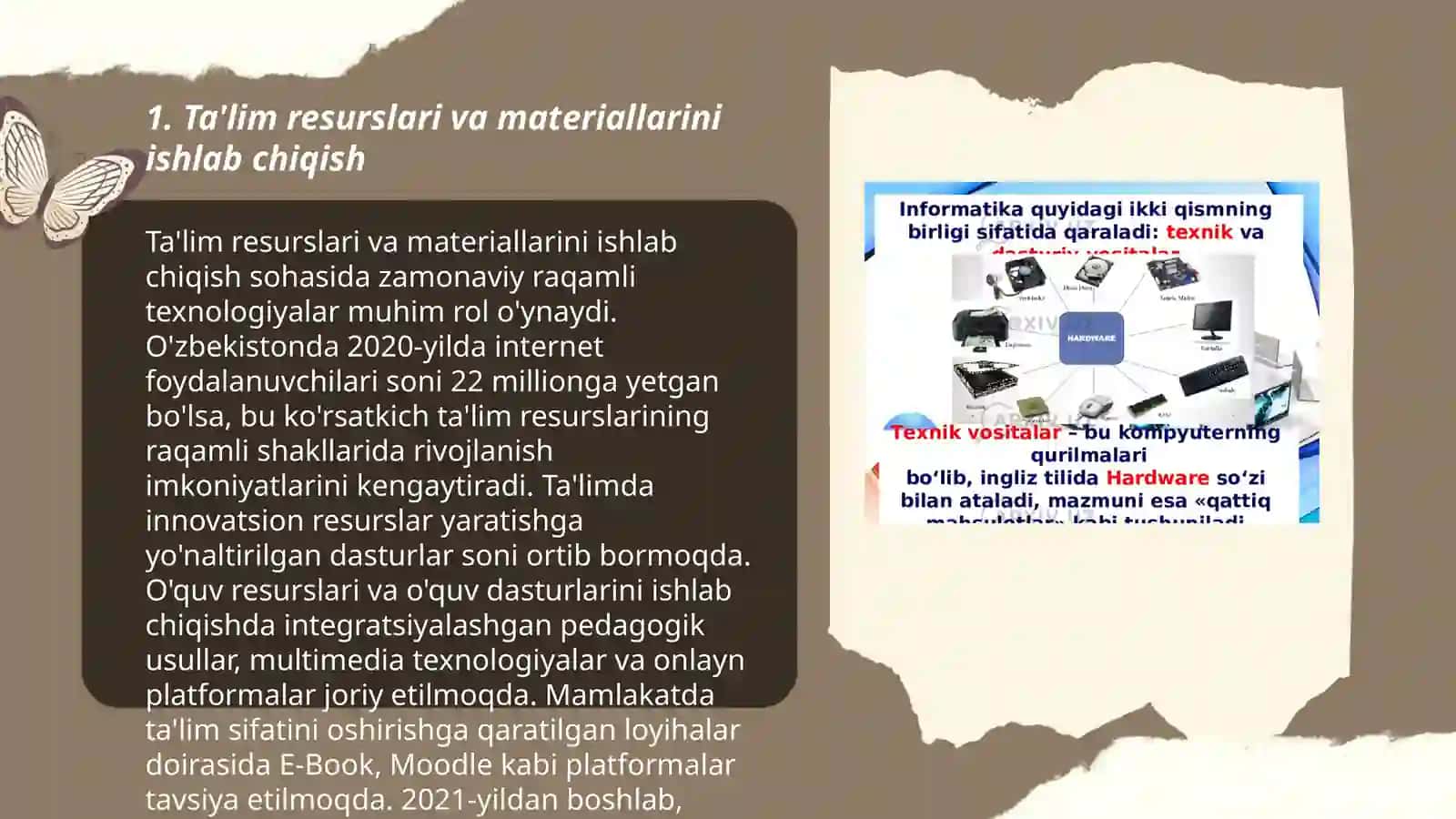 Rivojlanish markazlari uchun sinflarni ishlab chiqish 3