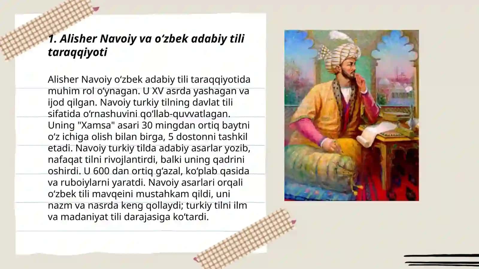 Alisher Navoiy va o‘zbek adabiy tili taraqqiyoti 3