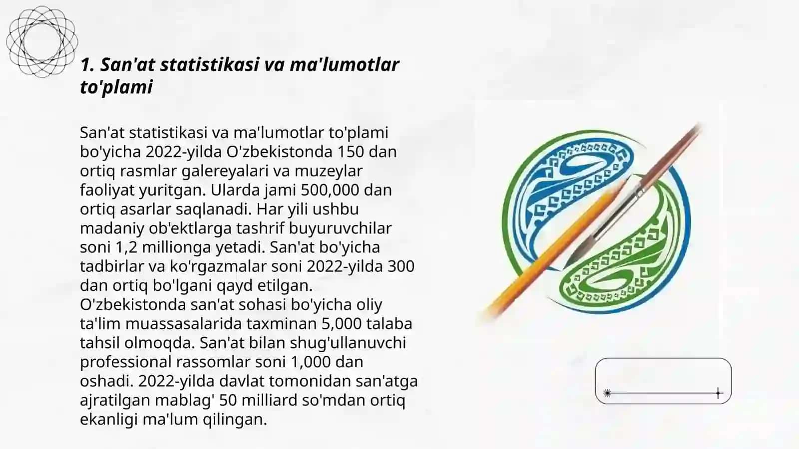San'at statistikasi ko'rsatkichlari 3