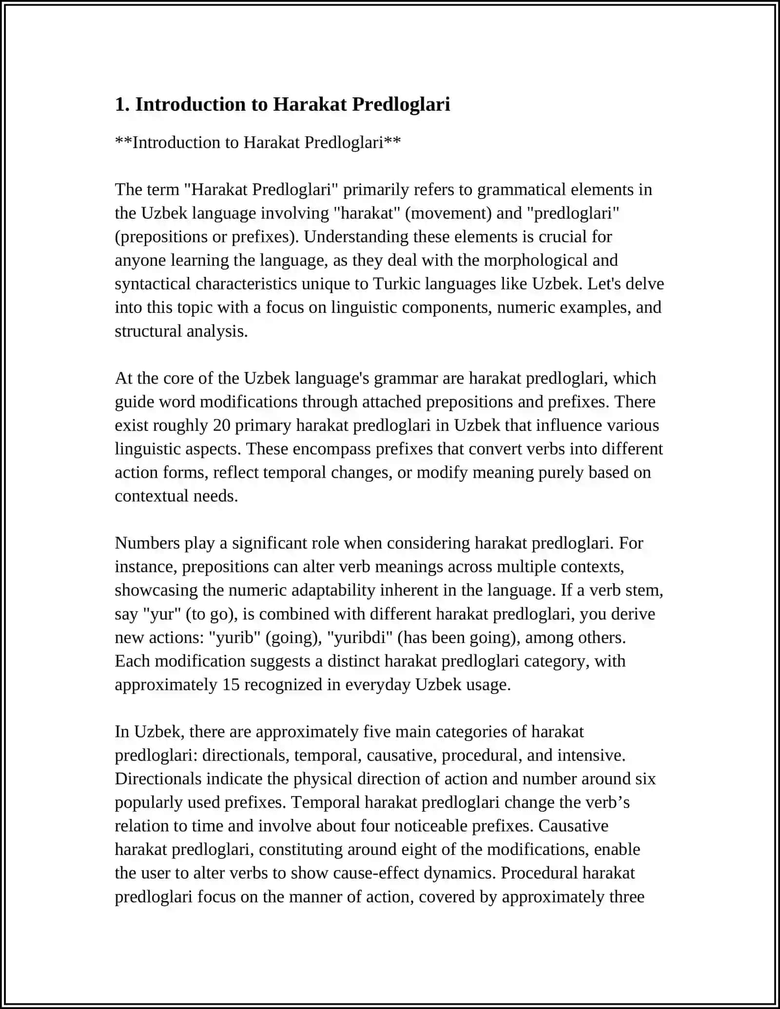 HARAKAT PREDLOGLARI HAQIDA MUSTAQIL ISH 3