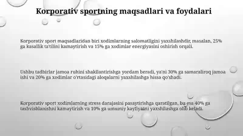 Korporativ sport dasturlari 3