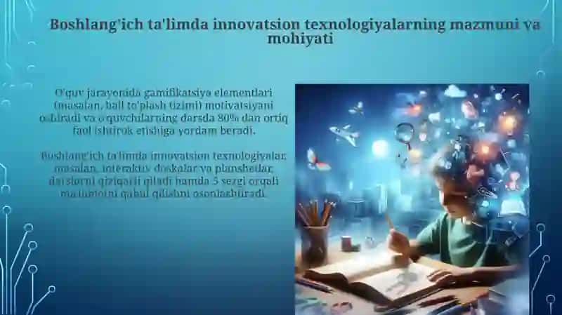 Boshlang'ich ta'limda innovatsion texnologiyalarning mazmuni va mohiyati 3
