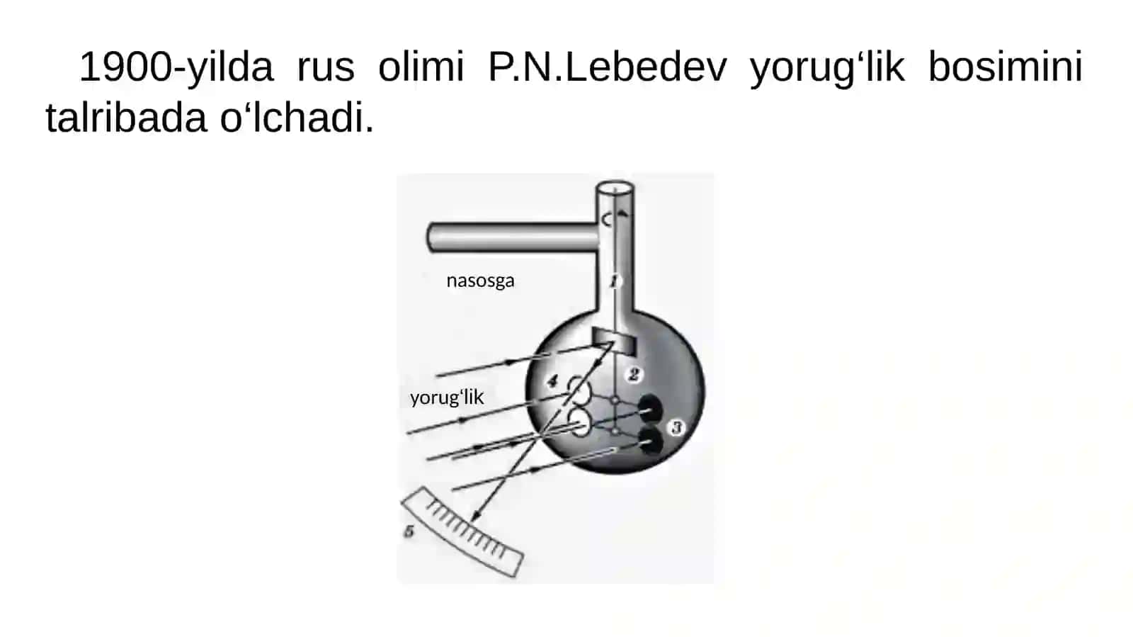 Fotonning impulsi. Yorug‘lik bosimi. Fotoeffektning texnikada qo‘llanilishi 3