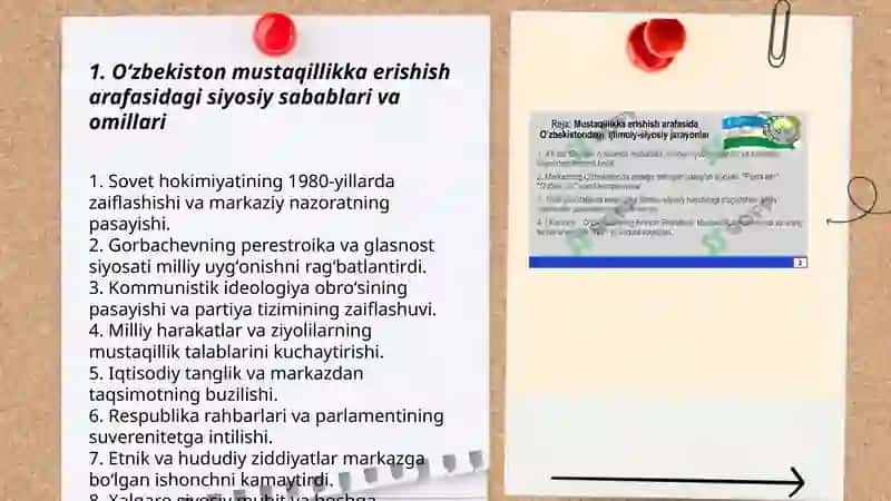 Oʻzbekiston mustaqillikka erishish arafasida 3