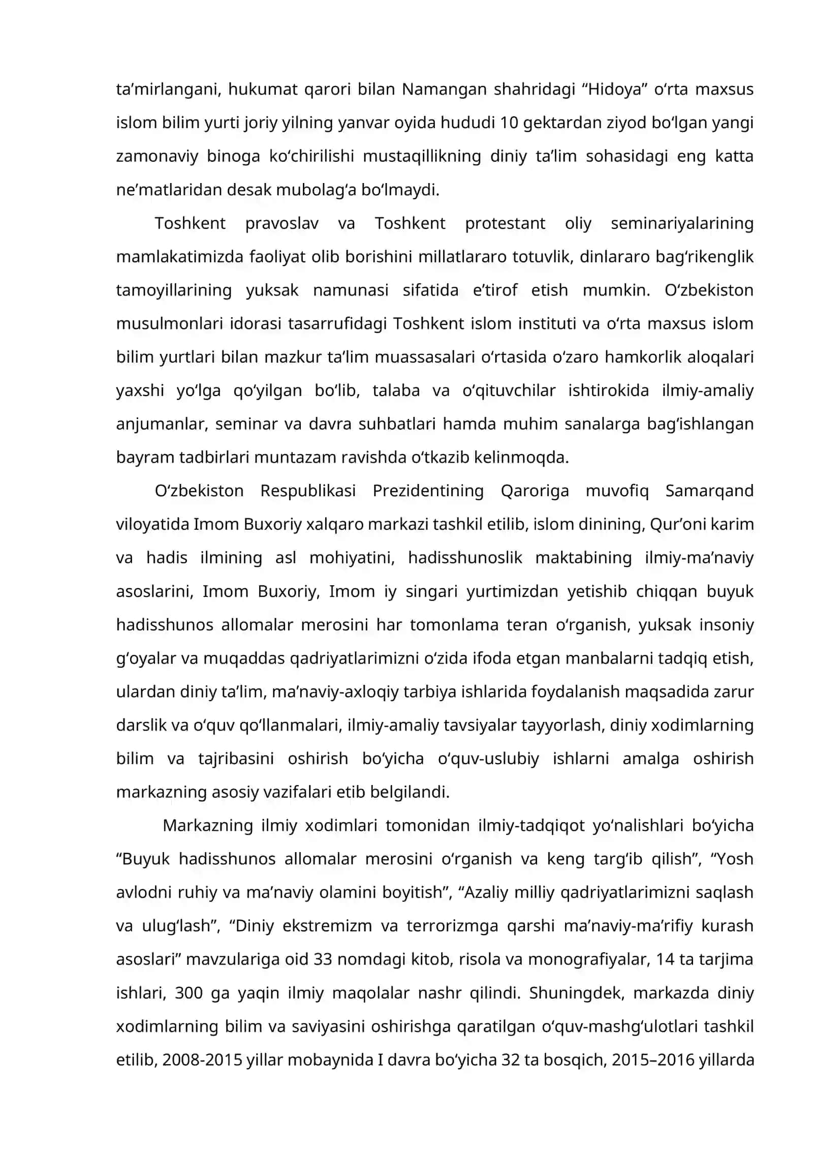 DUNYOVIY VA DINIY BILIMLAR MUTANOSIBLIGINI TA’MINLASHINIG AHAMIYATI 3
