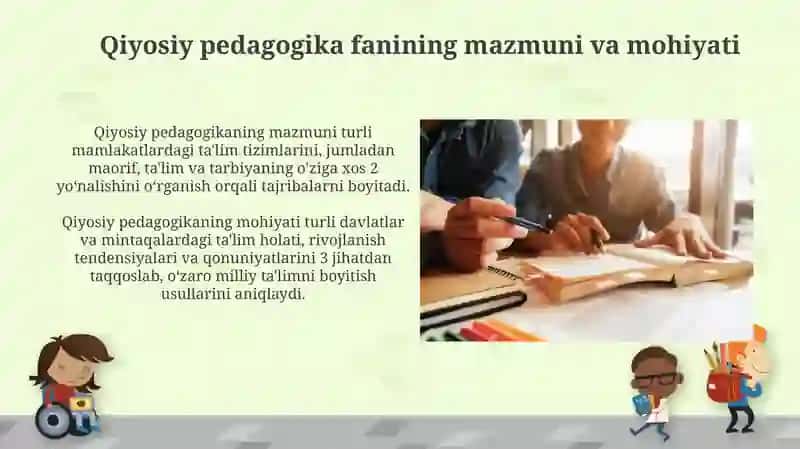 Qiyosiy pedagogika fanining taraqqiyot bosqichlari 3