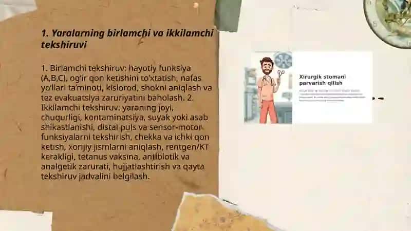 Shikastlangan bemorlarni parvarish qilish asoslari 3