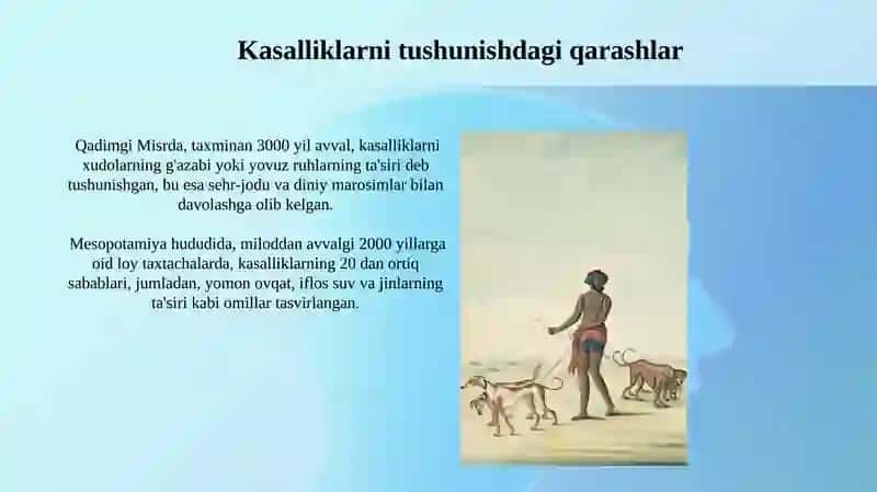 Tibbiyotning ibtidoiy jamoa tizmida kelib chiqishi 3